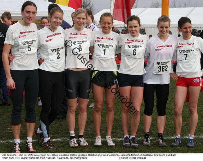 Deutsches Juniorinnen-Team U 23 in Neukirchen 2007
