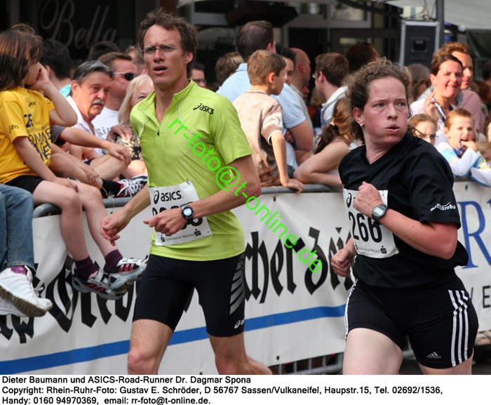 Dieter Baumann und Dr. Spona